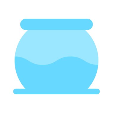 Beyaz arkaplanda izole edilmiş, düzenlenebilir akvaryumun bu trend vektörünü kontrol et