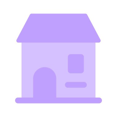 Beyaz arkaplanda izole edilmiş ev inşa vektör tasarımı