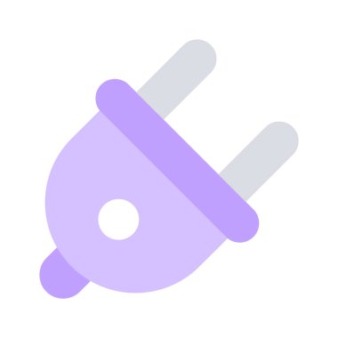 Elektrik dolgu simgesi tasarımı, elektrik kablosunun düzenlenebilir vektörü