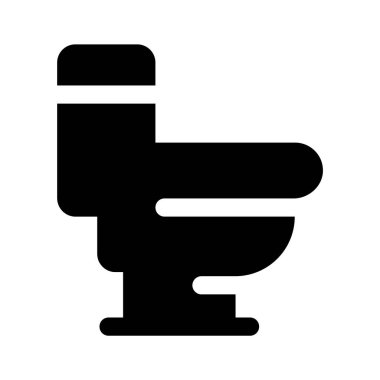 Toilet vector design of flush icon