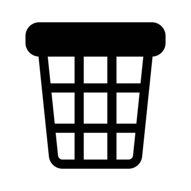 Bu yaratıcı olarak tasarlanmış sepet simgesini modern tarzda, simge kullanmaya hazır