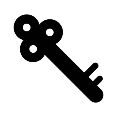 A trendy icon of private key, protection key vector design clipart