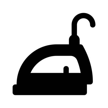 Elektrikli demir vektör tasarımı, ev aletleri simgesi