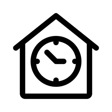 Beautiful vector design of wall clock, easy to use