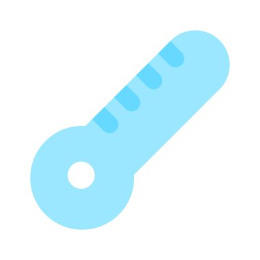 Modern tarzda termometre, sıcaklık ölçme göstergesi