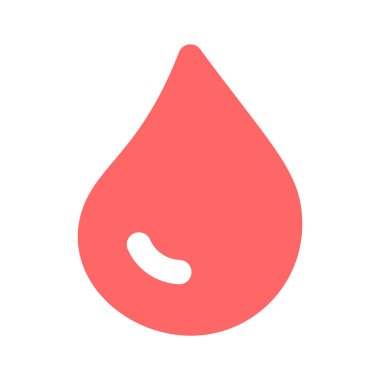 Modern tarzda, düzenlenebilir vektörde kan damlalarının izometrik simgesi