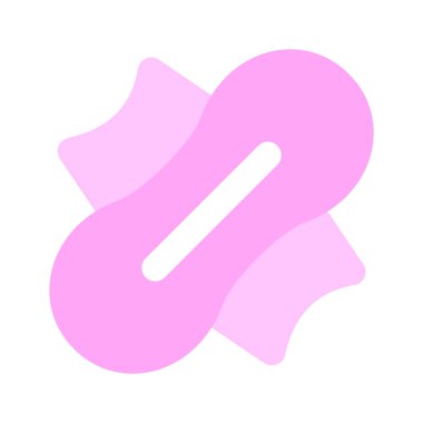 Moda tarzında inanılmaz bir hijyenik ped ikonu.