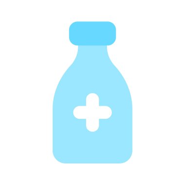 Düzenlenebilir ilaç kutusu, vitamin dozu, güzel vektör simgesi