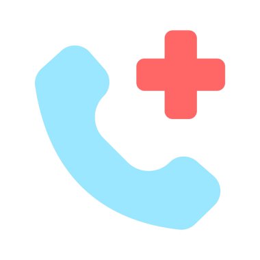 Tıbbi acil durum vektör tasarımı, tıbbi servis