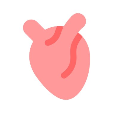 İnsan kalbinin, tıbbi ve sağlık hizmetlerinin bu güzel tasarım ikonuna bir bakın.