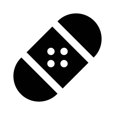 Moda tarzında bandaj simgesi, premium kullanıma hazır