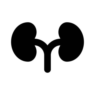 İnsan böbrek sistemi organı, insan organı, böbrek ikonu.