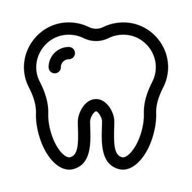 Moda tarzında diş simgesi, prim kullanımına açık