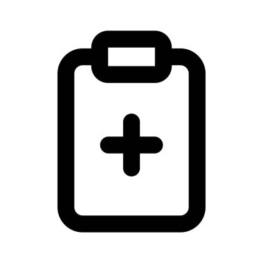 Tıbbi kayıtların bu inanılmaz ikonuna bir bakın, hasta tıbbi verilerinin vektörü.