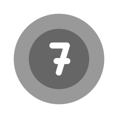 Top numara, konsept bilardo ikonu modern stilde