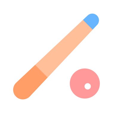 Sopalı Cue topu, modern stilde bilardo oyununun simgesi