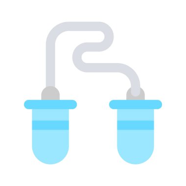 İyi tasarlanmış ip atlama simgesi, vektör kullanmaya hazır