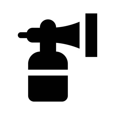 Düzenlenebilir stil olarak spor boynuzunun iyi dizayn edilmiş simgesi