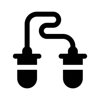 İyi tasarlanmış ip atlama simgesi, vektör kullanmaya hazır