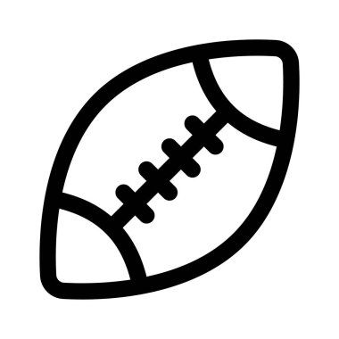 Premium kullanım için Amerikan futbol ikonu tasarımına bir göz atın