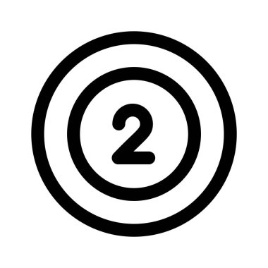 Top numara, konsept bilardo ikonu modern stilde