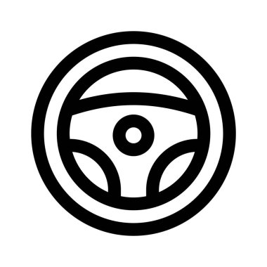 Araba direksiyonu, oyun direksiyon vektör tasarımı