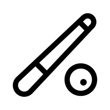 Sopalı Cue topu, modern stilde bilardo oyununun simgesi