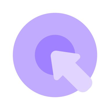 Yönlendirme okunun bu yaratıcı simgesine bakın, vektör kullanmaya hazır