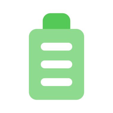 Benzersiz şekilde piksel mükemmel pil durumu simgesi, premium kullanıma hazır