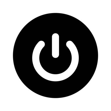 Bu sevimli güç simgesini işaretle, güç düğmesinin trend vektörü