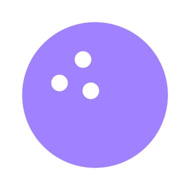 Bowling topunun modern simgesi, kişiselleştirilebilir simge tasarımı