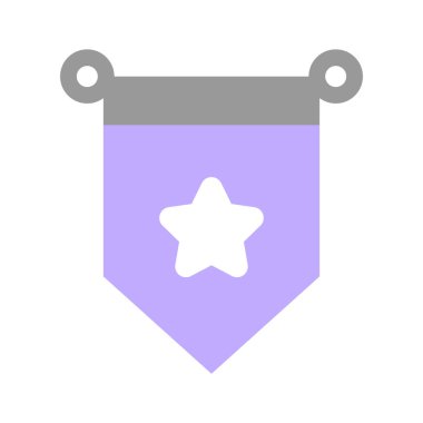 Modern tarzda spor bayrağının bu yaratıcı ikonunu alın