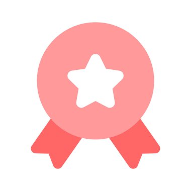 Yıldız rozetinin bu inanılmaz simgesini vektör kullanmaya hazır hale getirin.