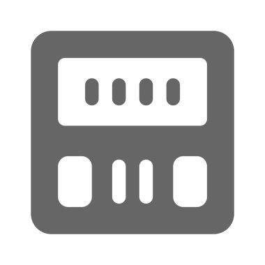 Ağırlık makinesinin bu inanılmaz simgesini alın, ağırlık ölçeği vektör tasarımı