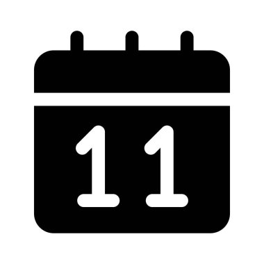 Beyaz arkaplanda izole edilmiş bu şaşırtıcı takvim simgesini yakala