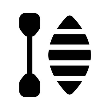 Rafting teknesinin modern simgesi, kanonun özelleştirilebilir vektörü