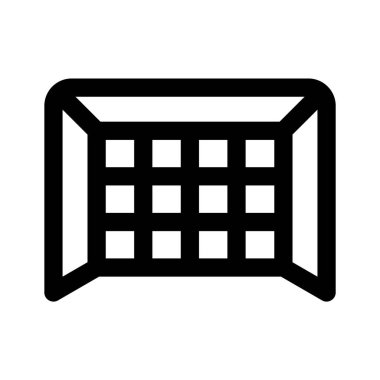 Kale direği, açık hava spor alanı ağları simgesi kullanmaya hazır