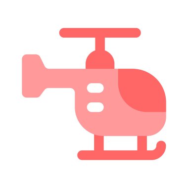 Yaratıcı olarak tasarlanmış helikopter simgesi, kullanıma hazır