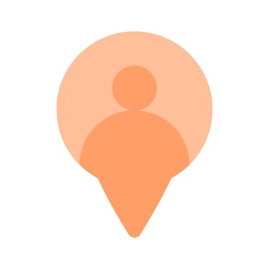 Düzenlenebilir kullanıcı konumunun bu inanılmaz simgesini tut