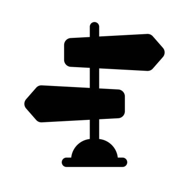 Bu inanılmaz işaret direğini modern biçim, yön tahtası veya bilgi panosu simgesinde tut