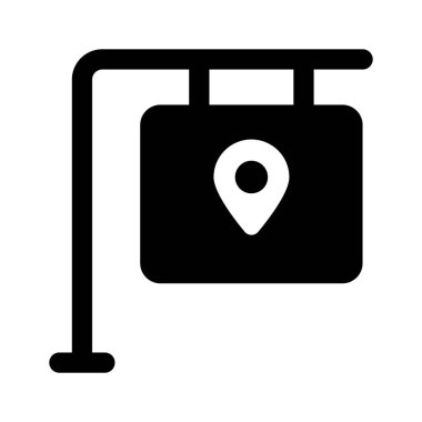 Düzenlenebilir biçimdeki inanılmaz bir konum simgesi