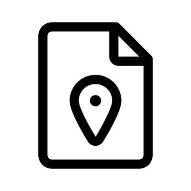 Premium kullanımı için bir konum dosyası simgesi