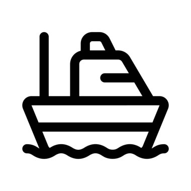 Bu harika yat ikonunu düzenlenebilir şekilde al