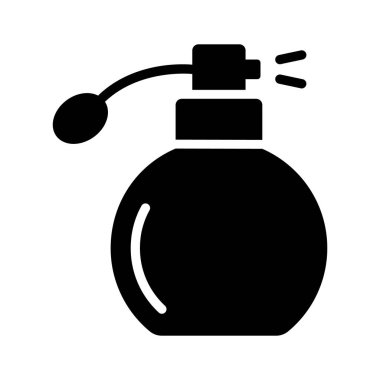 Parfüm ve parfüm şişesi vektörünün moda simgesini indir