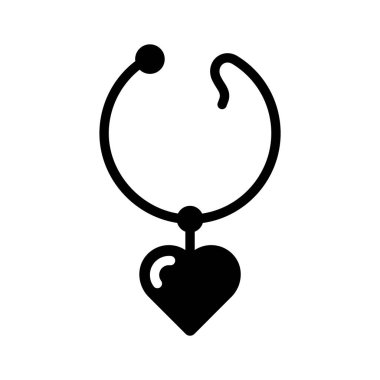 Bu eşsiz kalp kolyesini modern tasarım tarzında indir