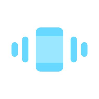 Telefon titreşim simgesi tasarımı, premium vektör düzenlenebilir biçimi