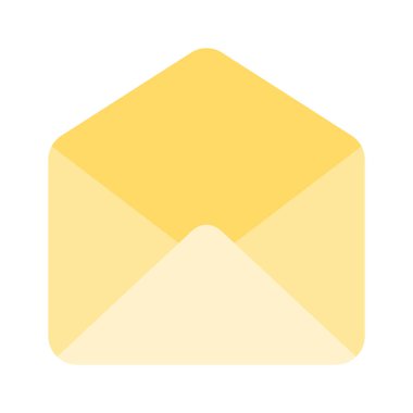 Electronic mail vector icon design, communication vector