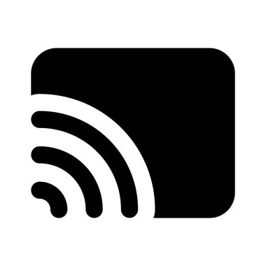 Moda tarzında ekran kalıbının simgesi, simge kullanmaya hazır