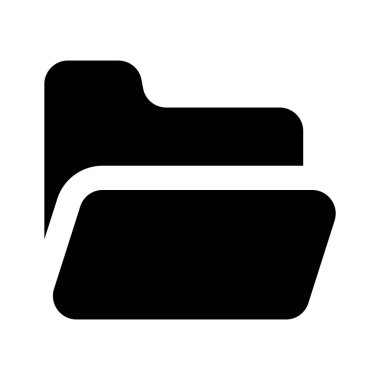 Dizin simgesi tasarımı, beyaz arkaplanda izole edilmiş