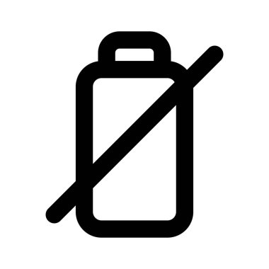 Modern stilde pil simgesi tasarımı yok, premium vektör